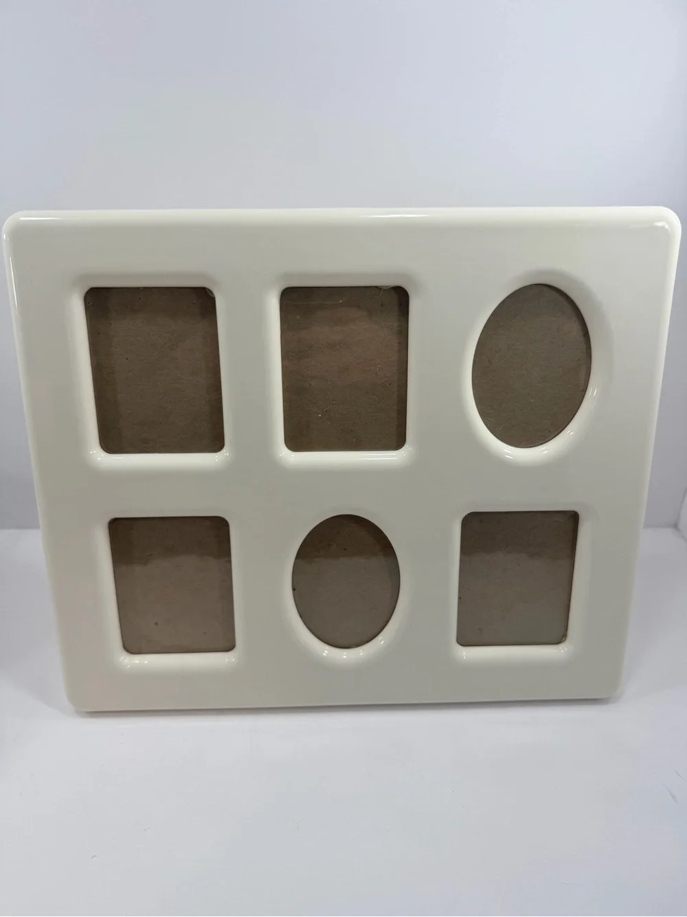 VTG Tupperware Memory Mates Collage Picture Frame 2262B-1 Almond Cottagecore